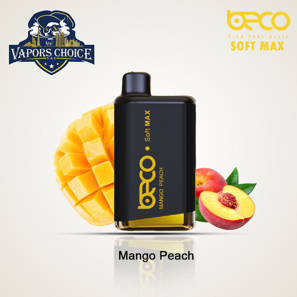 BECO SOFT MAX 12000 PUFFS (20mg) - DISPOSABLE VAPE Mango Peach UAE Ras Al-Khaimah